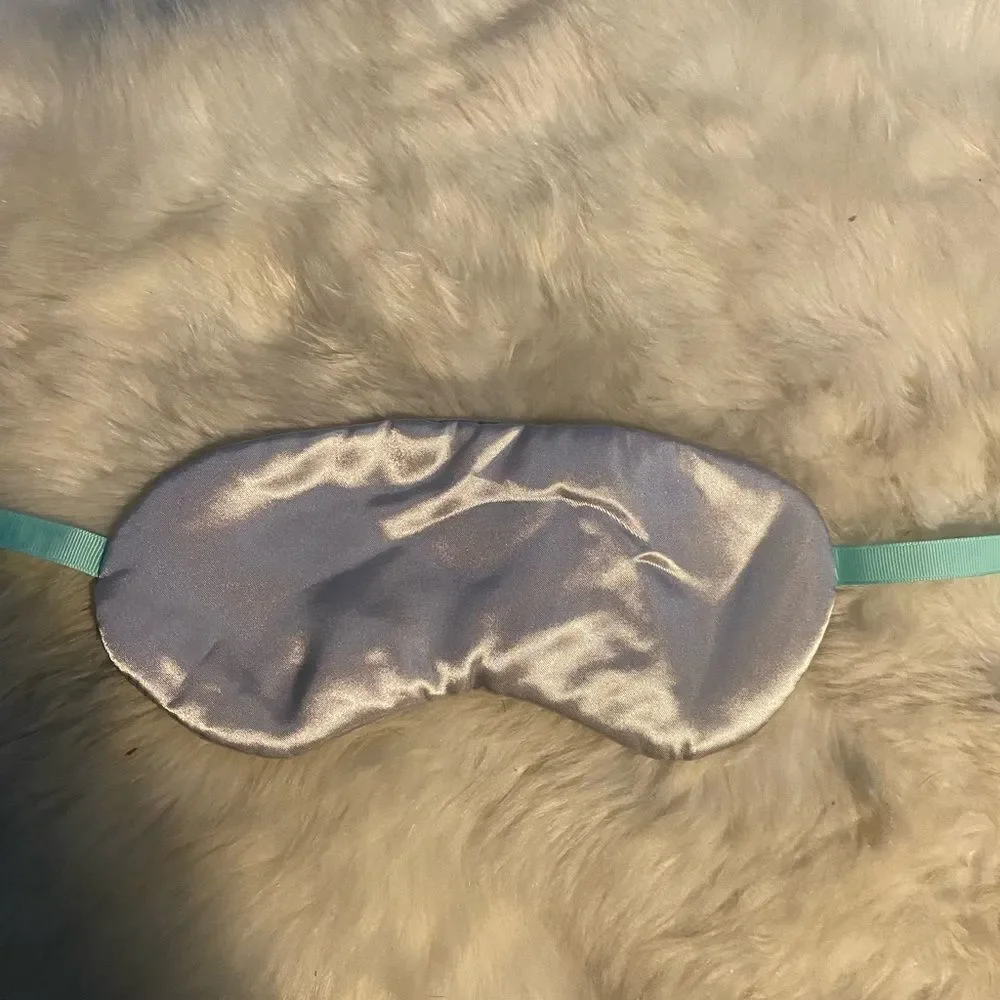 [tula] rare GWP satin sleep mask with grosgrain tie ribbon BNWT #10